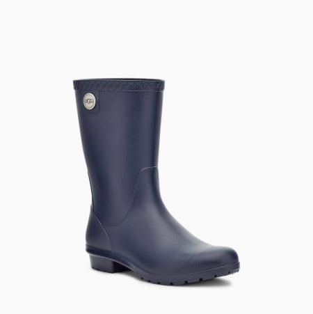 UGG Sienna Matte Navy Rain Boots for Women (SODU38415)